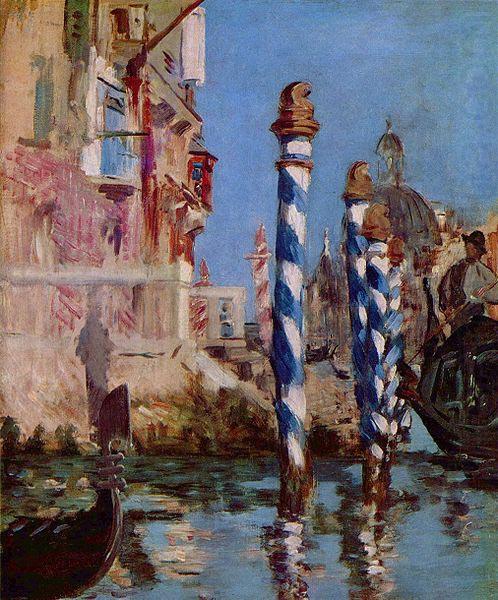 Canale Grande in Venedig, Edouard Manet